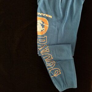 Vintage 1990 - Denver Bronco's Sweatpants - Artex - Men's Large -  Bronco's Blue